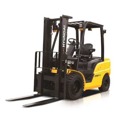 Forklift unloading pallets from a truck in Finchley